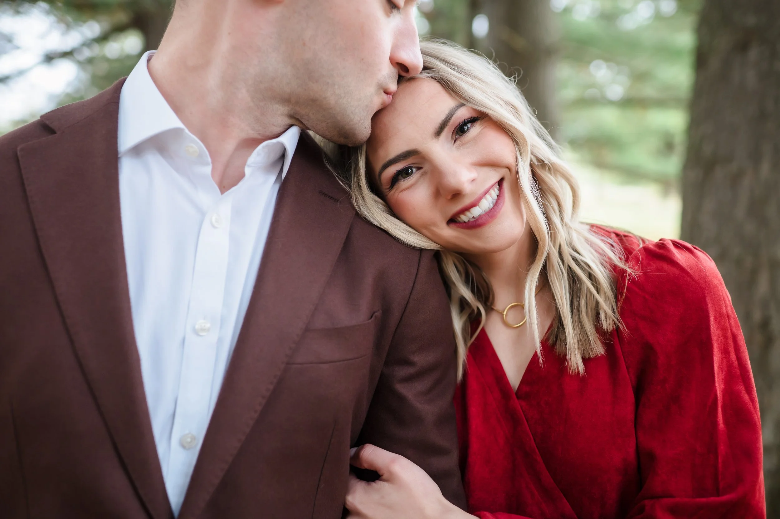 Fall Engagement Session at Matthaei Botanical Gardens 