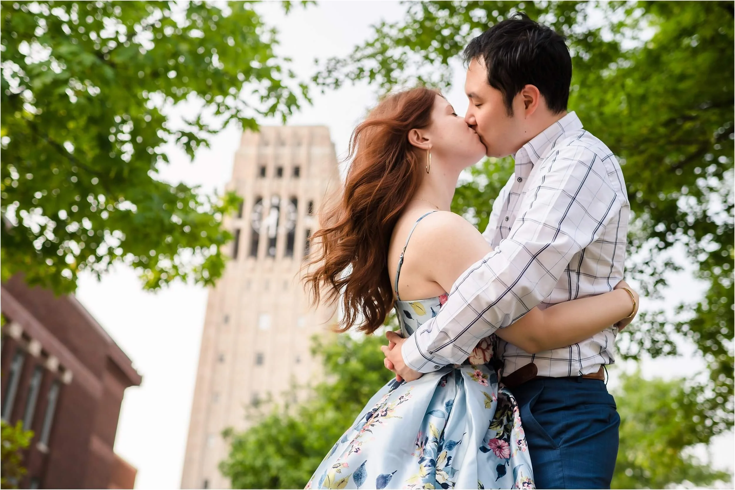 Downtown Ann Arbor Summer Engagement Session