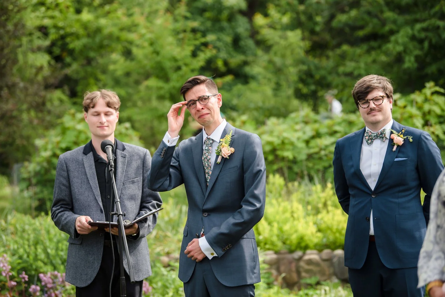  This couple even did a first look- proof that it doesn’t take away the magic of the ceremony.  